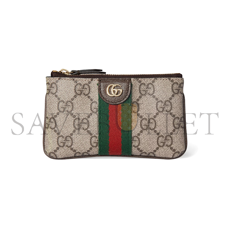 GUCCI OPHIDIA ZIP KEY POUCH 838466 (13.5*7.5*1cm)